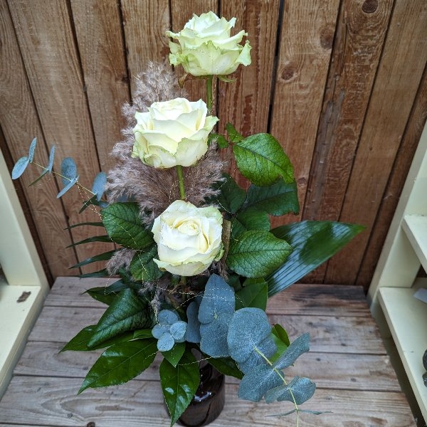 Rosenvariation mit Vase Bild 3